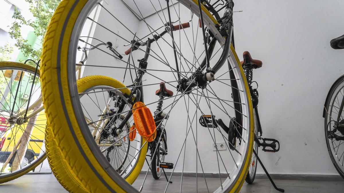 El detenido alquilaba las bicicletas y las ponía ese mismo día a la venta en internet.