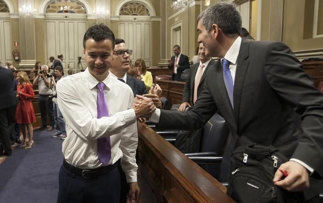 18/04/2017.CANARIAS POLITICA.Pleno del Parlamento de Canarias..Fotos: Carsten W. Lauritsen