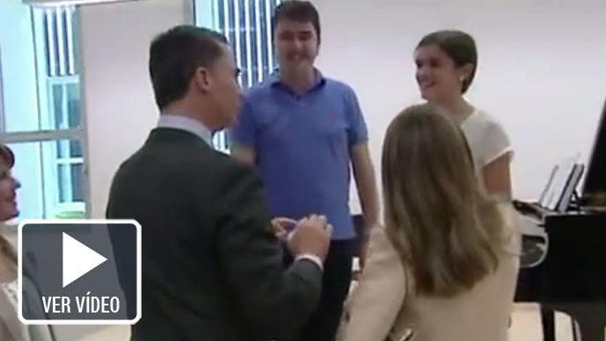 Cuando Amaia de &#039;OT&#039; tocó el piano para don Felipe y doña Letizia