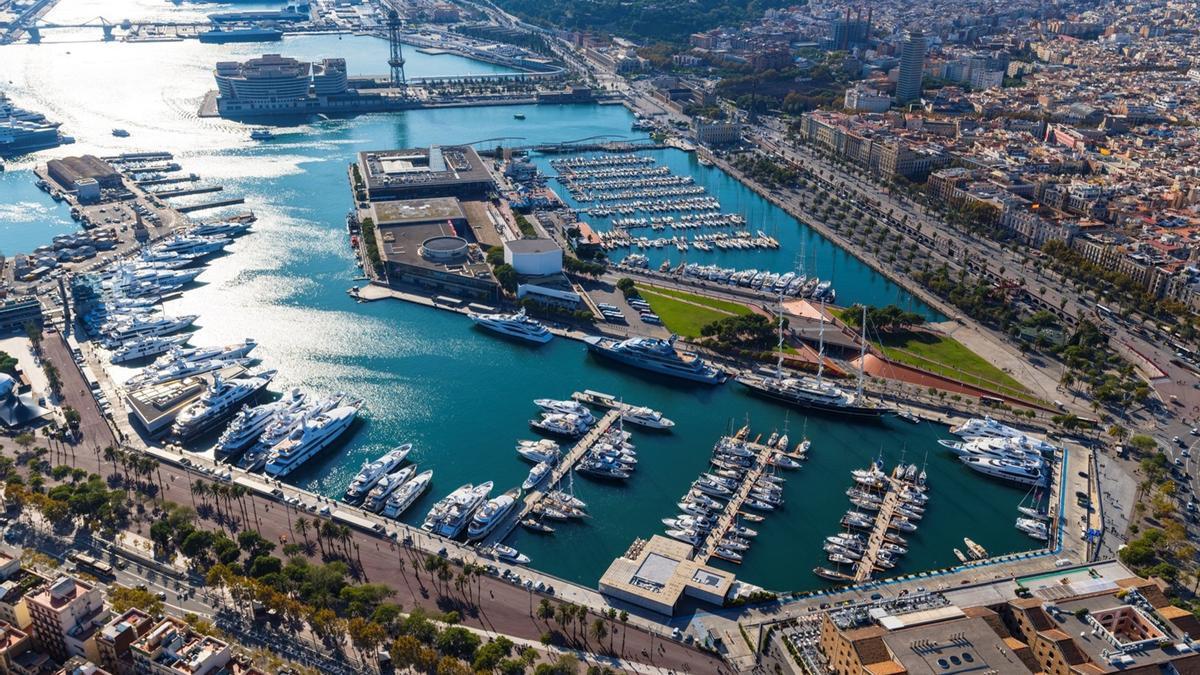 Archivo - Vista del Port Vell de Barcelona