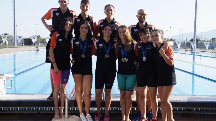 El CDN Inacua Málaga infantil, medallista del Campeonato de España de verano