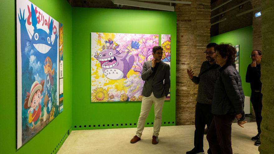 'Totoro' trae la naturaleza y el arte japonés a la sala de exposiciones de la Casa de los Morlanes