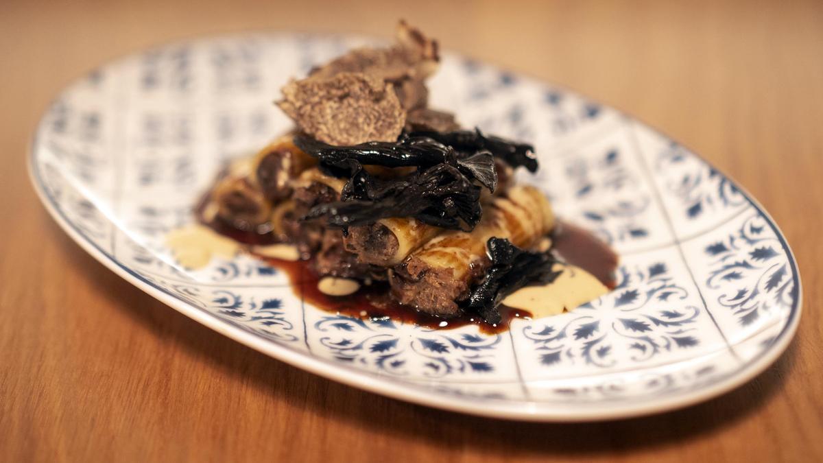 Los 'rigatoni' con liebre y trufa del restaurante Maleducat.