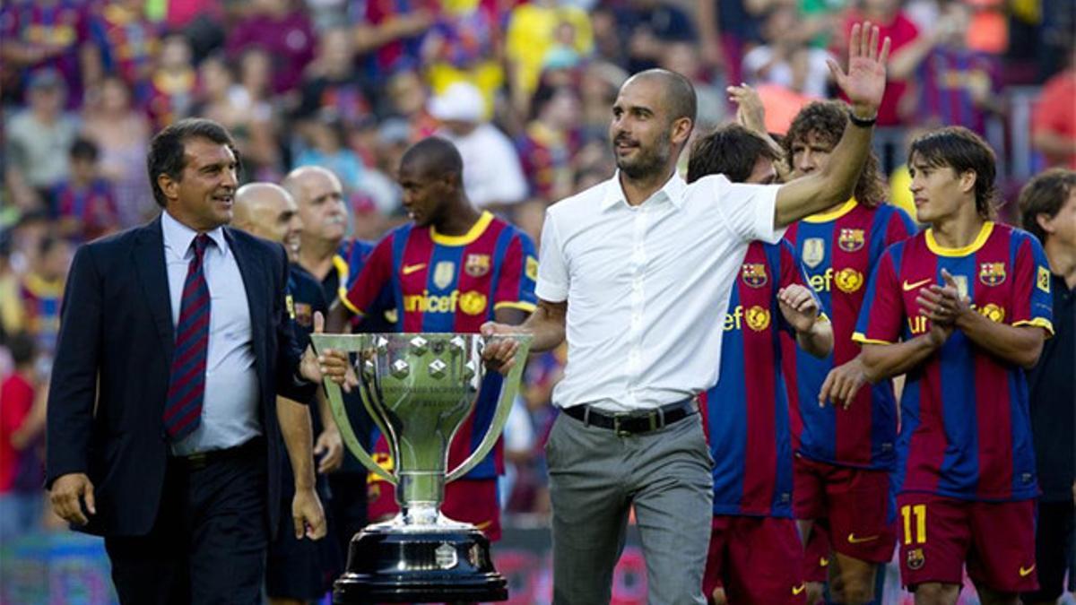 Laporta quiere a Guardiola para su nuevo proyecto en el Barça