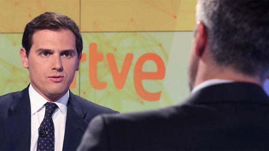 Albert Rivera, en TVE.