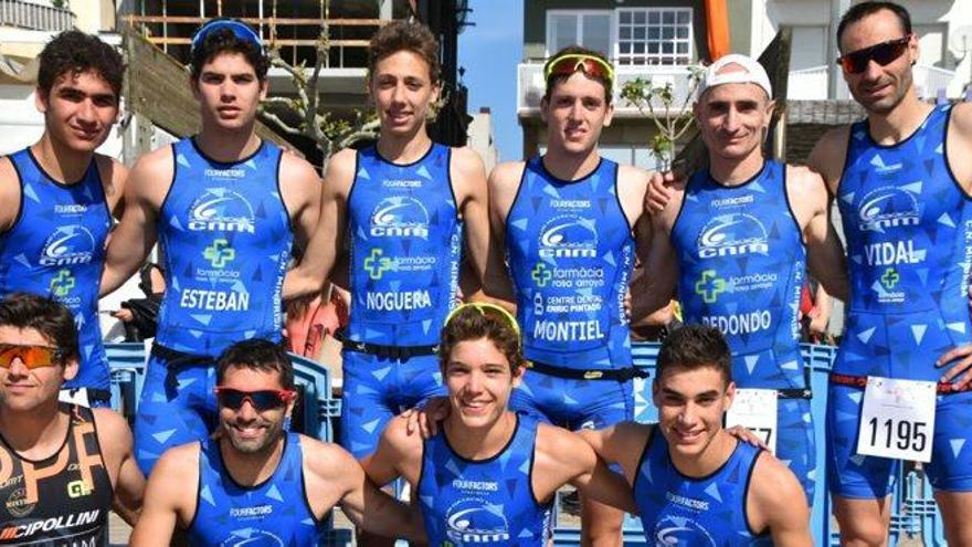 El CN Minorisa obre la lliga catalana de triatló amb un segon lloc per equips