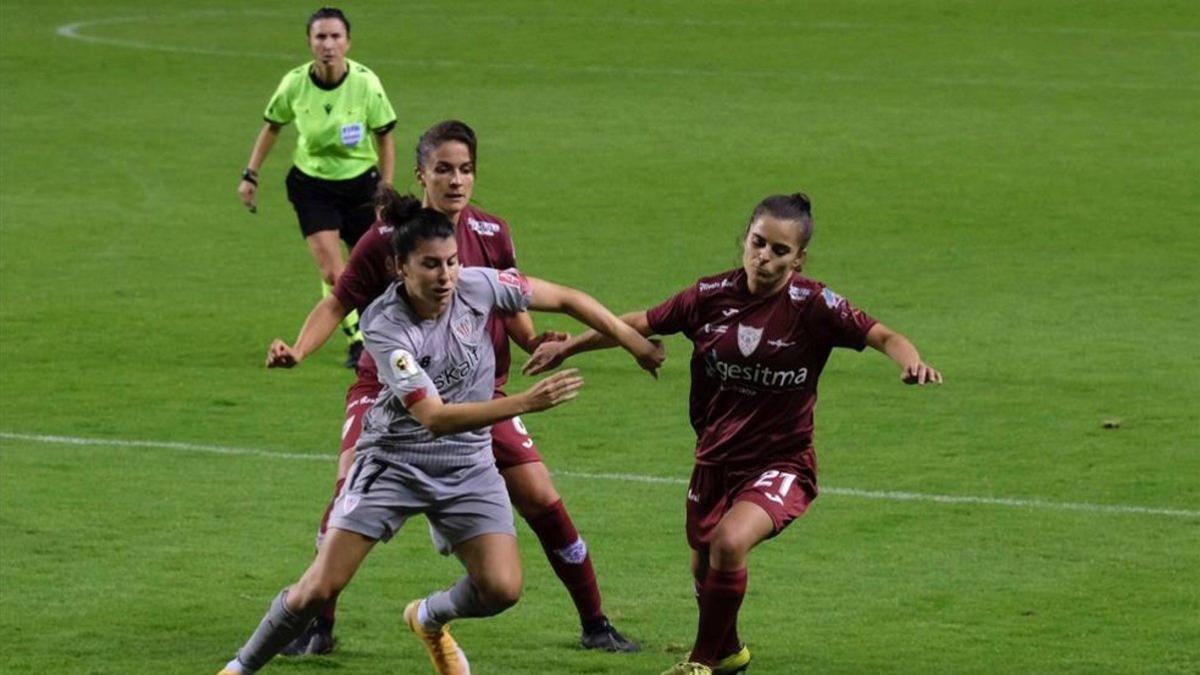 Tras un encuentro muy disputado, el EDF Logroño accedió a la final de la Copa de la Reina por penaltis.