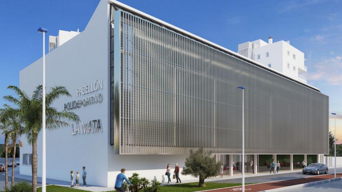 Recreación del edificio del pabellón según el proyecto