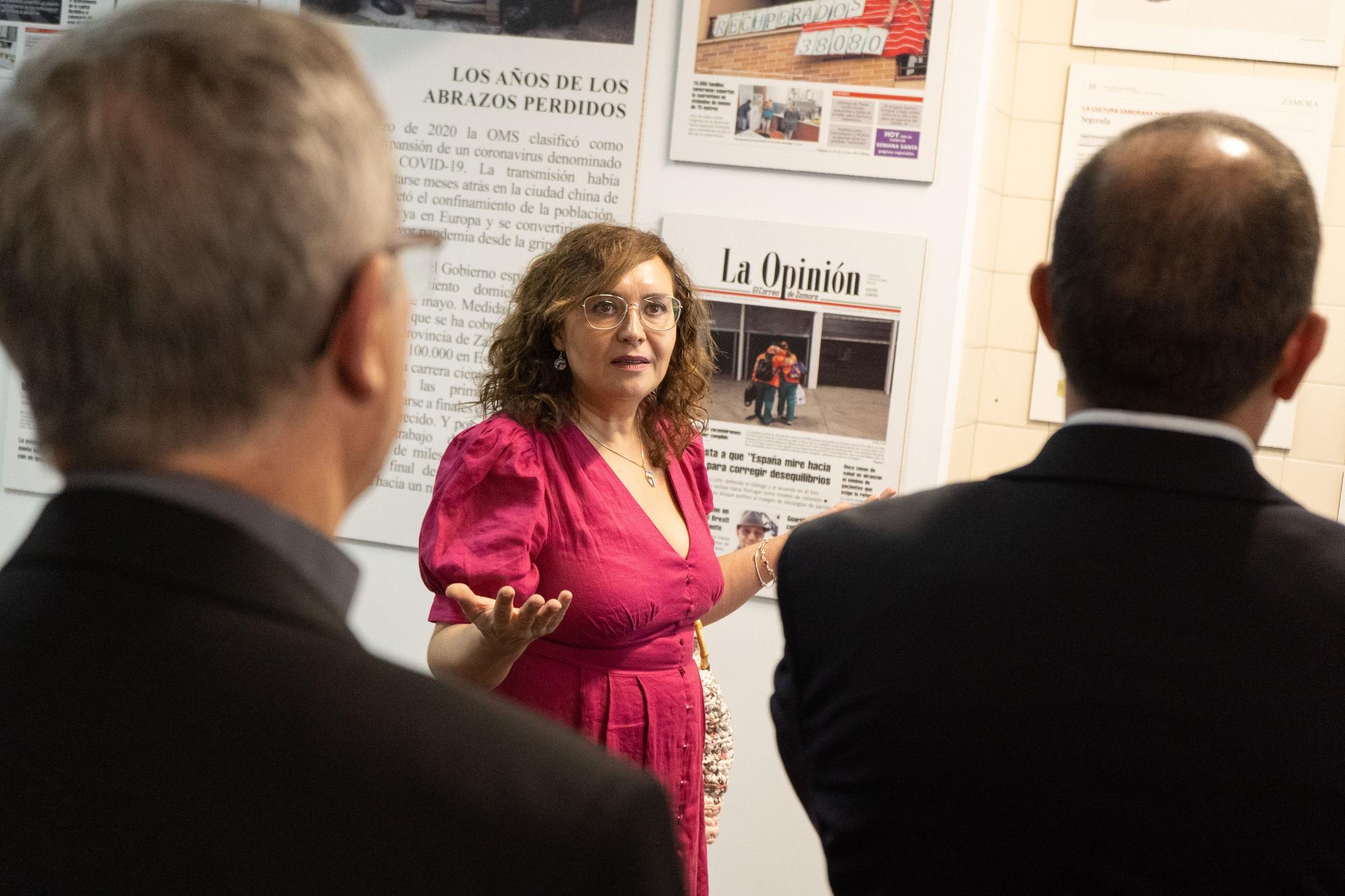 Inauguración del "Museo de la memoria" en la sede de LA OPINIÓN-EL CORREO DE ZAMORA