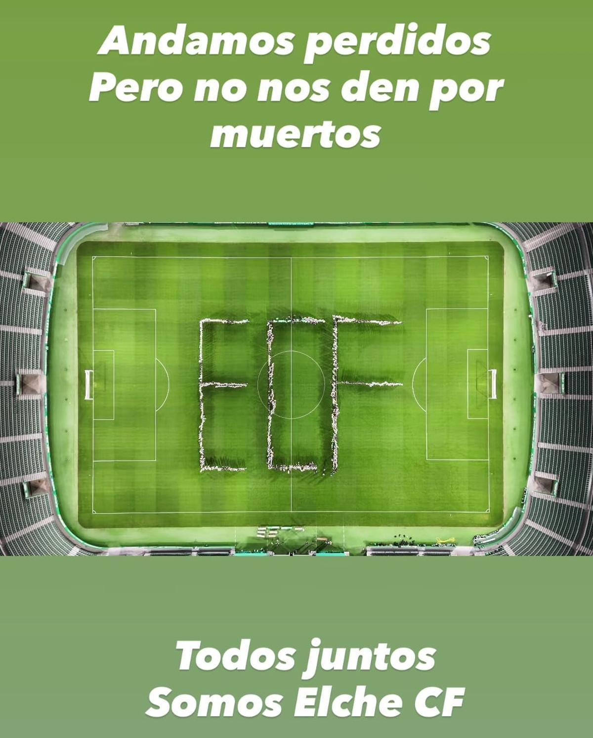 Mensaje de Christian Bragarnik, dueño del Elche, en su Instragram personal