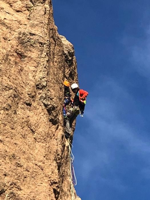 Escala el Roque Nublo con seis años