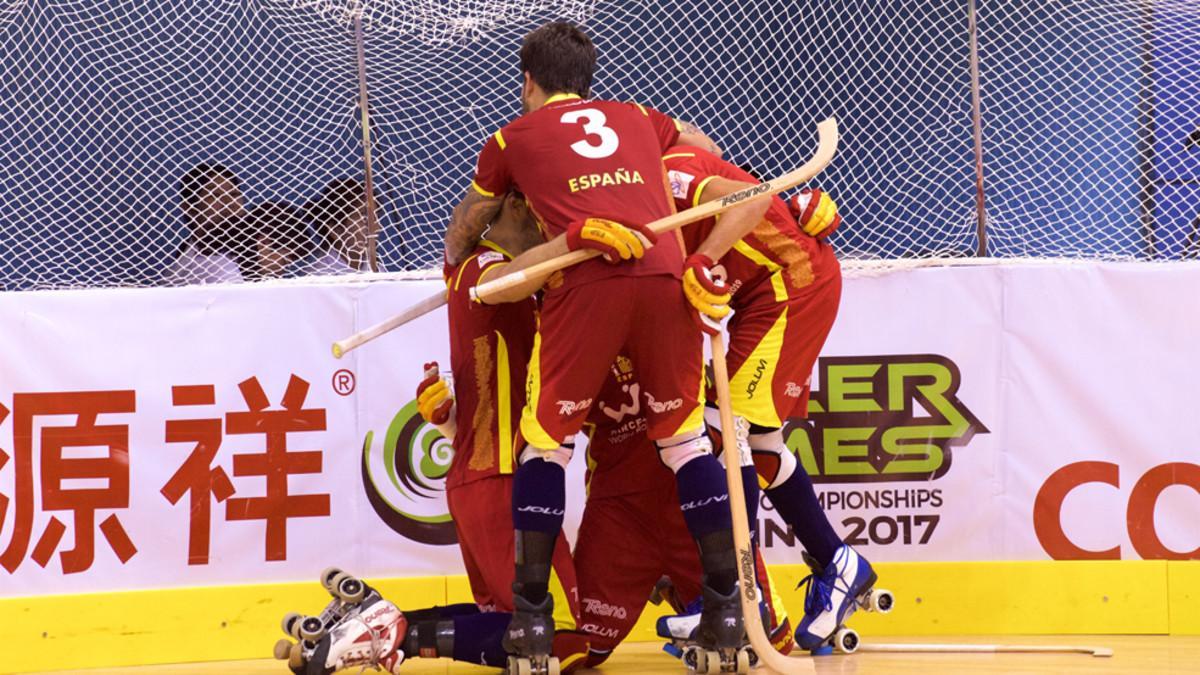 La selección española logró la medalla de oro en los World Roller Games