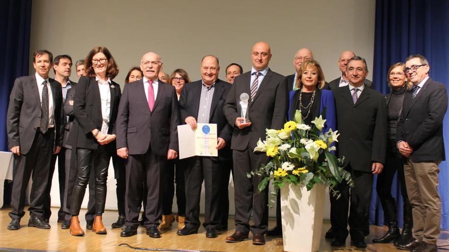 Els responsables del càmping i autoritats a Essen