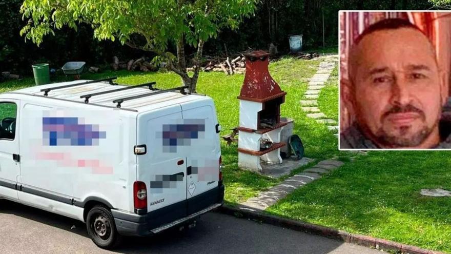 Parrilla junto a la que mataron a Jhon Jairo Pérez, en el recuadro. | LUIS VEGA