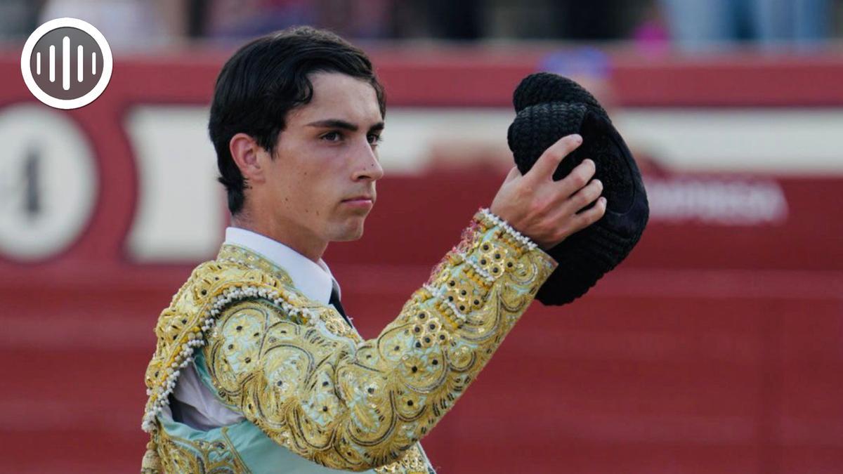 El joven novillero Iker Fernández, conocido en el mundo taurino como 'El Mene'