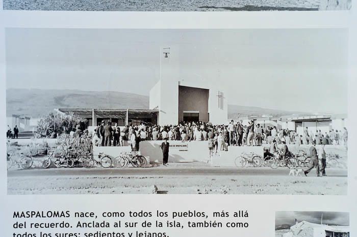 Exposición de Pedro Franco sobre Maspalomas