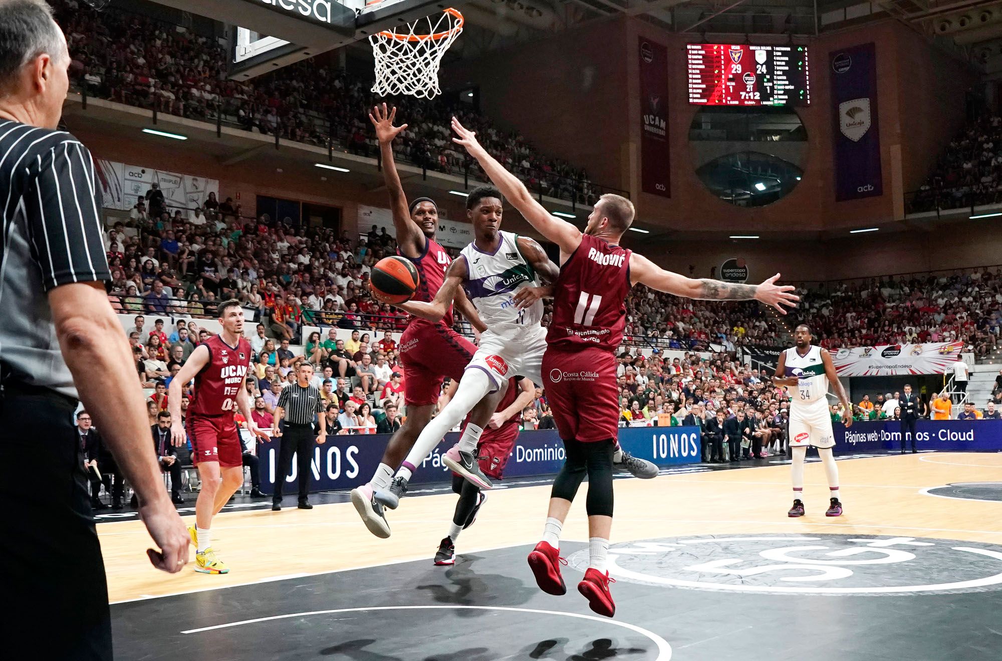 UCAM Murcia - Unicaja, semifinal de la Supercopa Endesa 2023