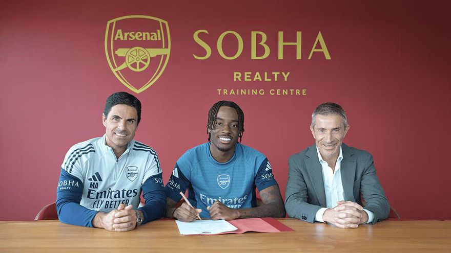 El Arsenal confirma el fichaje de Madueke, que se adelanta a Mosquera
