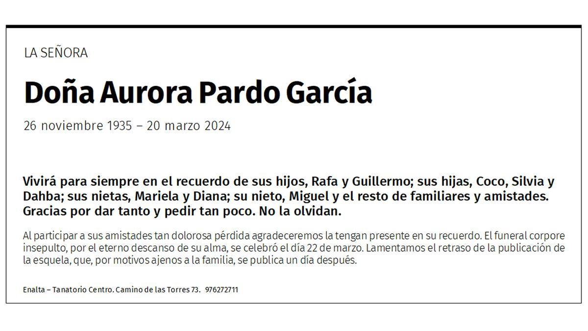 Aurora Pardo García