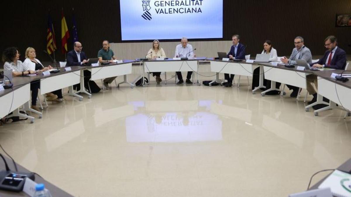 La mesa de negociación de este miércoles