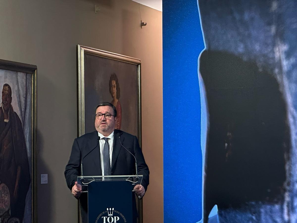 Javier Sáenz, impulsor de los Top Tradition durante la gala de este jueves, 26 de junio de 2026.
