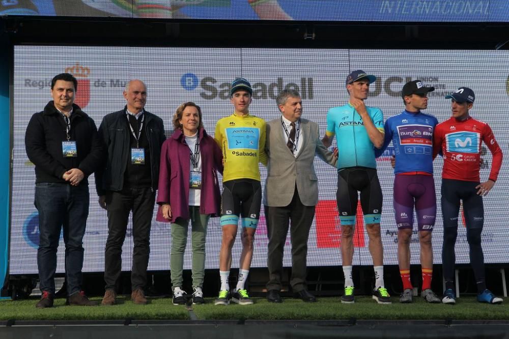 Llegada de la Vuelta a Murcia-Gran Premio Sabadell en San Javier