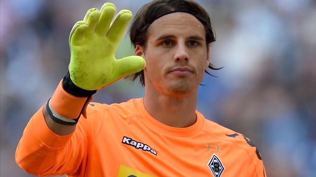 Yann Sommer, el portero del Borussia Moenchengladbach, en el partido del viernes frente al Ingolstadt.