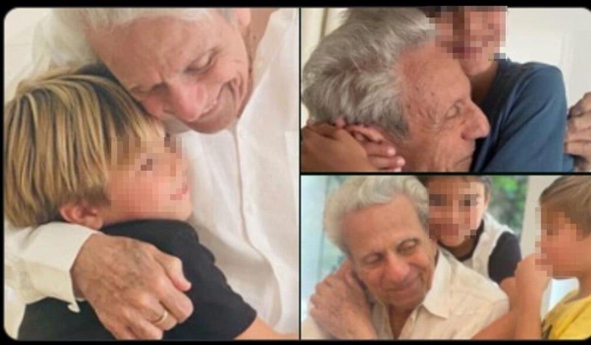 Padre de Shakira con sus hijos
