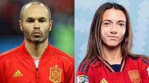 Aitana Bonmatí Andrés Iniesta.