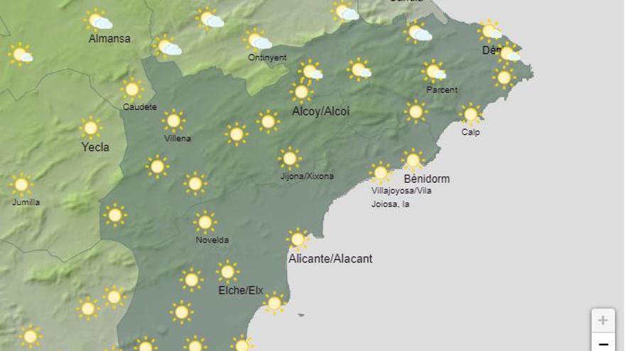 El tiempo para el domingo 12 de septiembre