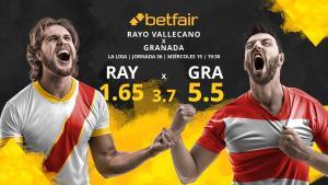 Rayo Vallecano vs. Granada CF: horario, TV, estadísticas, clasificación y pronósticos