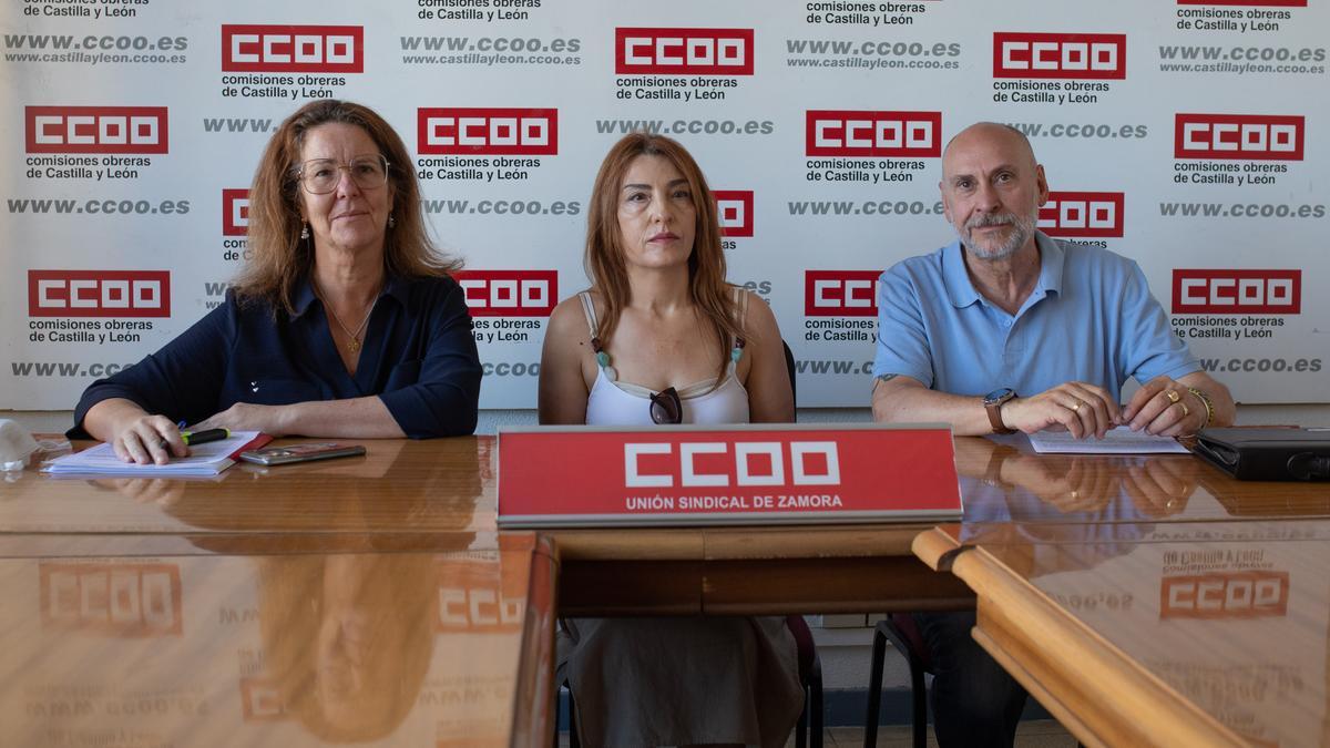 Rocío Escalero, Ana Rosa Arribas y Salvador Escribano.