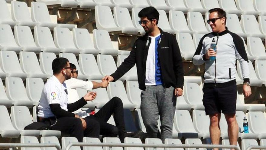 Los hermanos Al-Thani, presentes en la vuelta del Málaga CF