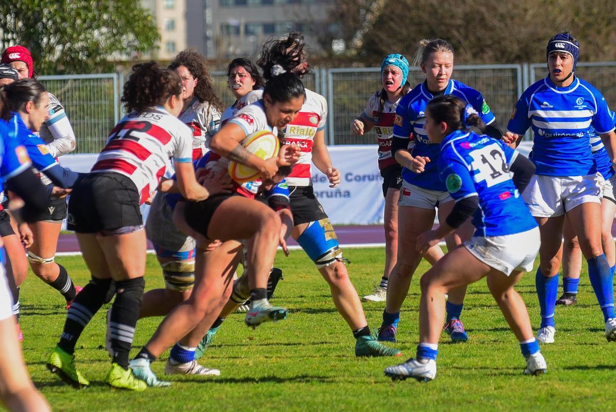 Un partido del CRAT esta temporada en Elviña