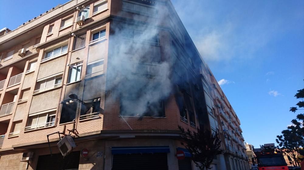 Incendio en una vivienda de Albal