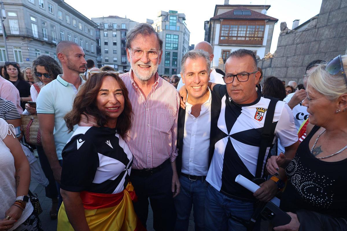 Manifestación por Ceuta en Pontevedra, con Mariano Rajoy