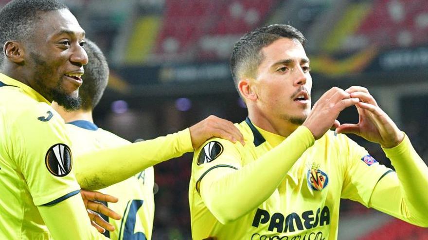 Fornals celebra su gol.