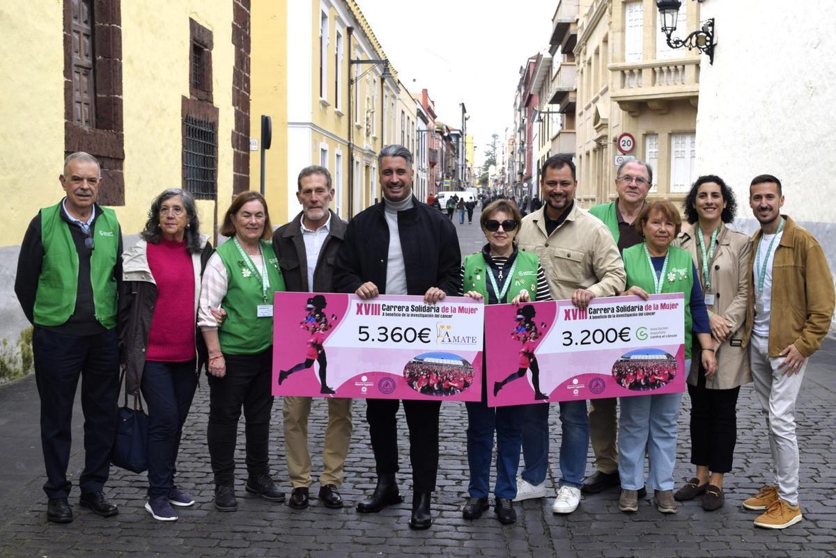 Más de 2.000 personas participaron en la XVIII Carrera Solidaria de la Mujer en La Laguna.