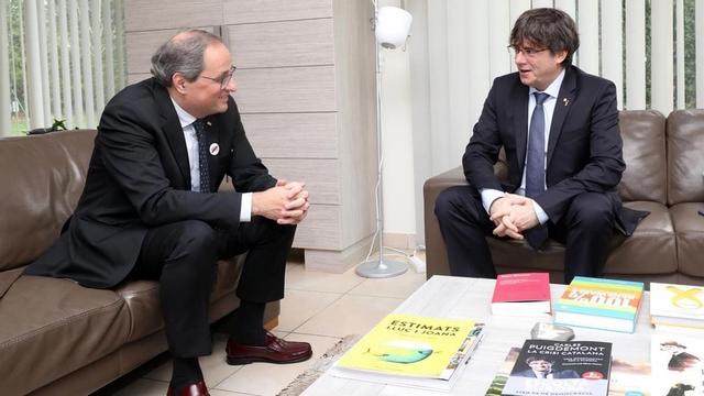 quim torra  Carles Puigdemont
