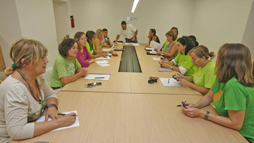 Reunión, el curso pasado, del Consell Escolar de la isla de Ibiza.