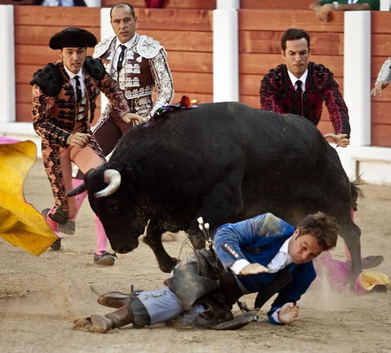 Rejoneo en la feria taurina de Begoña.