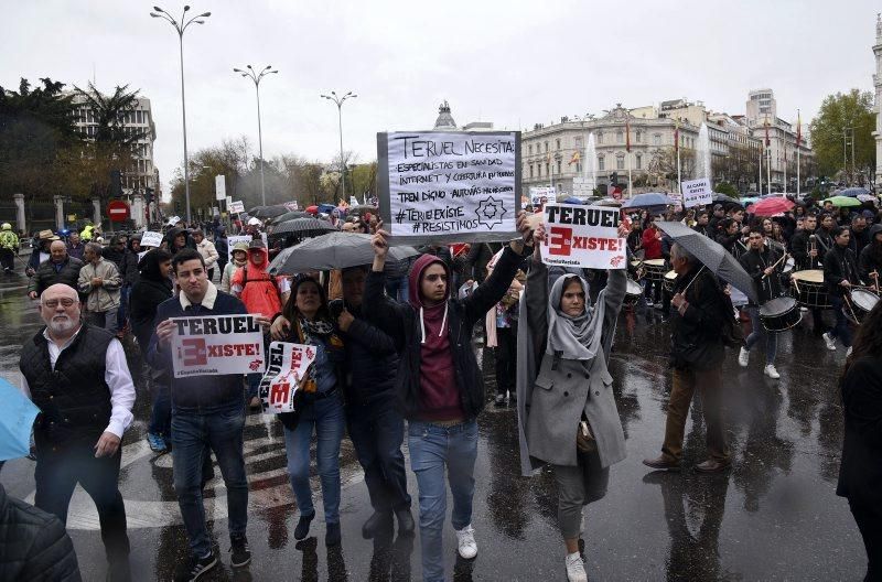 Manifestación 'Revuelta de la España vaciada' en Madrid