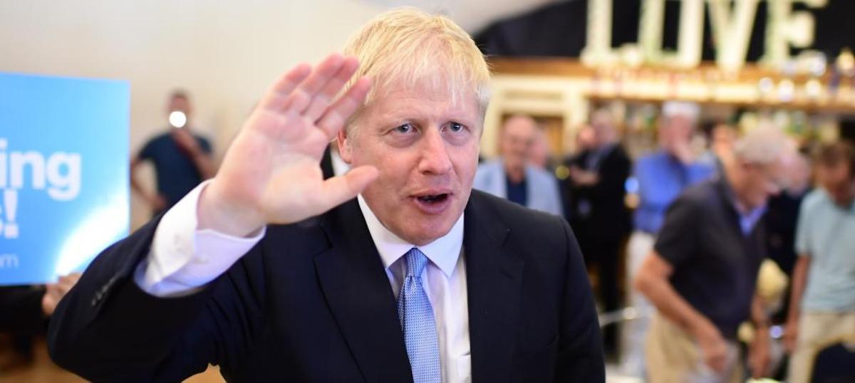 Boris Johnson lidera la carrera por el partido conservador.