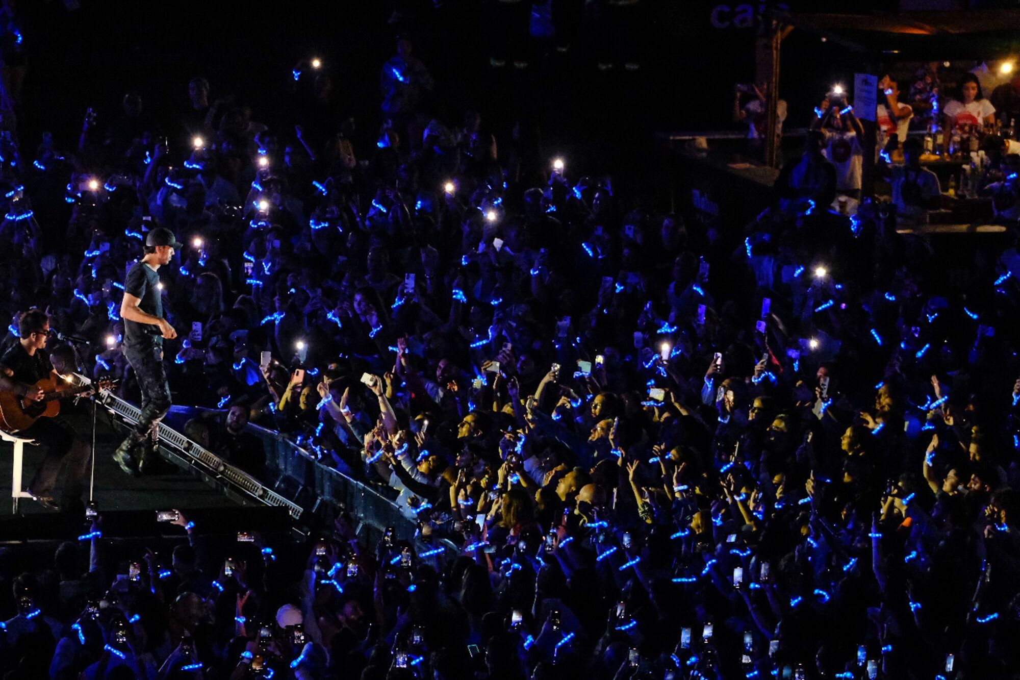 Actuación de Enrique Iglesias en el Granca Live Fest