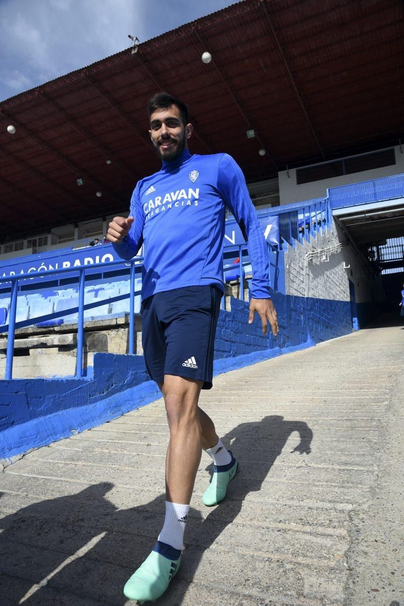 El Real Zaragoza se prepara para el 'derbi' de mañana