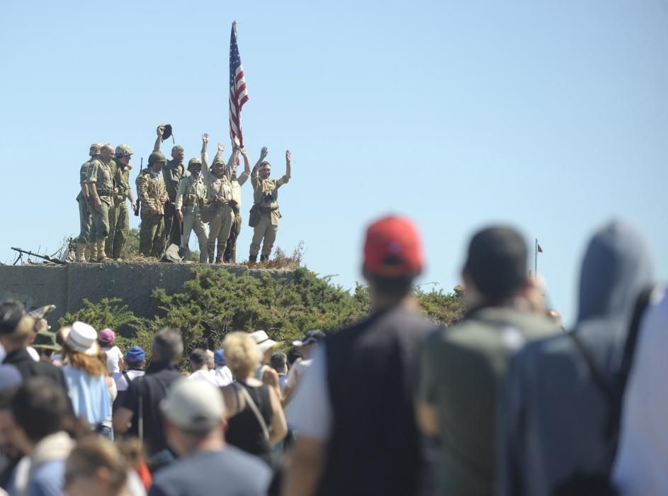 Recreación de la batalla de Iwo Jima