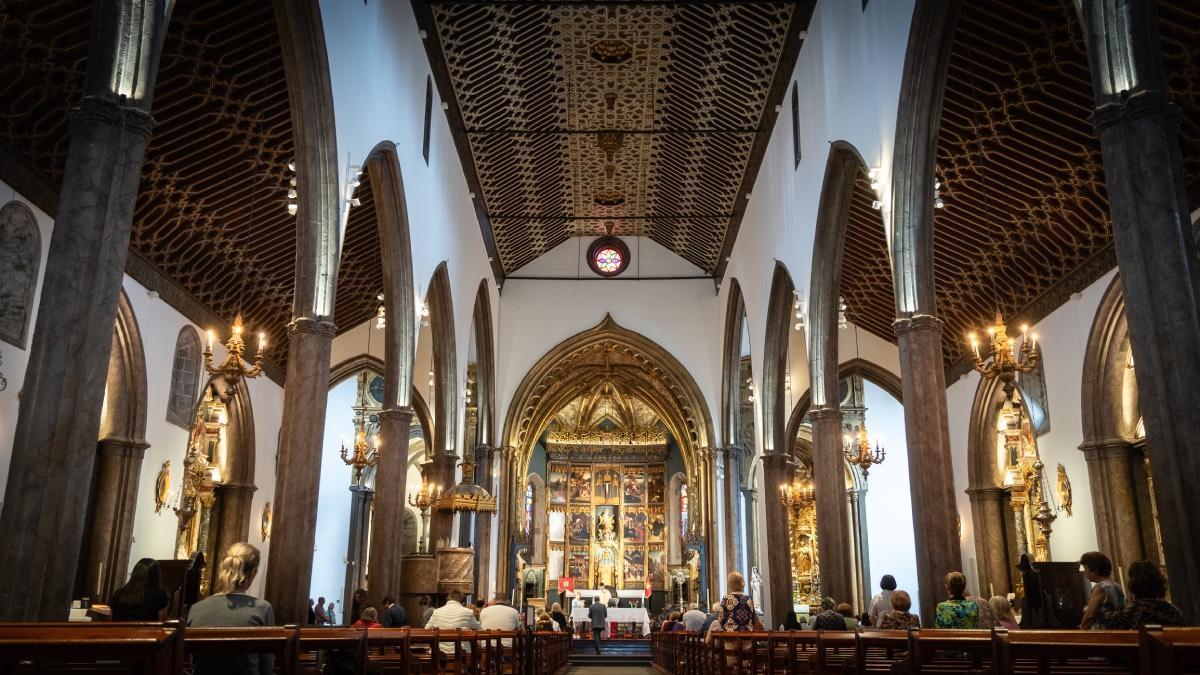 El interior de la Catedral de Madeira