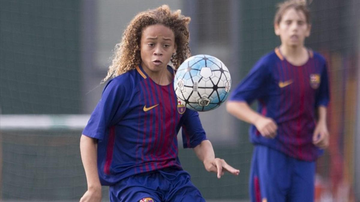 Xavi Simons, jugador del FC Barcelona