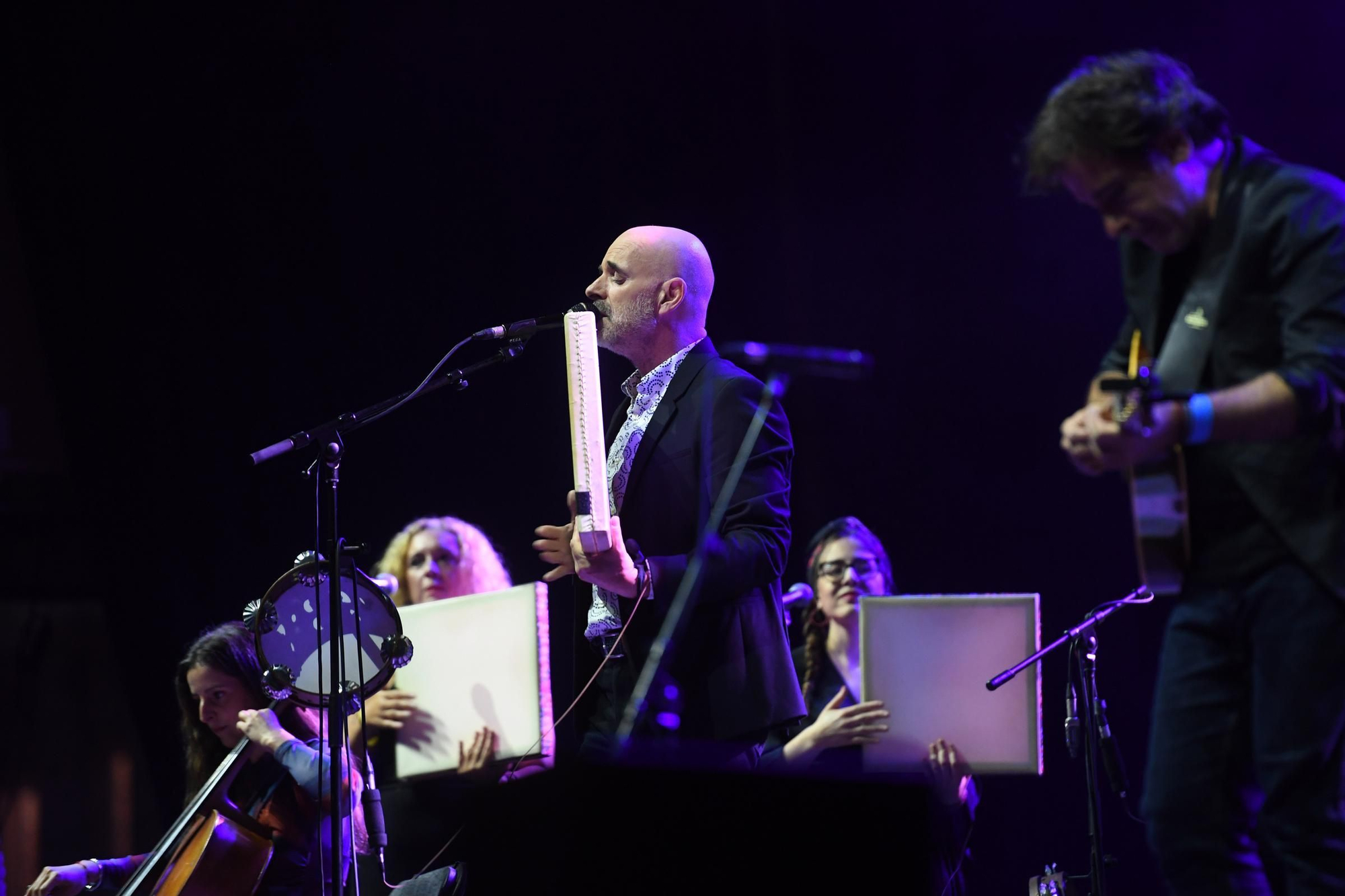 María Pita se entrega a la música gallega con Xabier Díaz