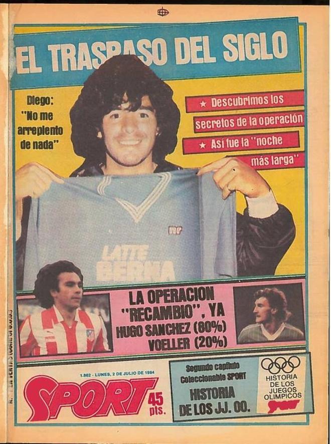 1984 - El Barça traspasa a Maradona al Nápoles